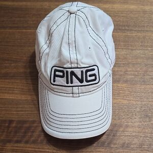 Ping Ivory Cap with Black Detailing